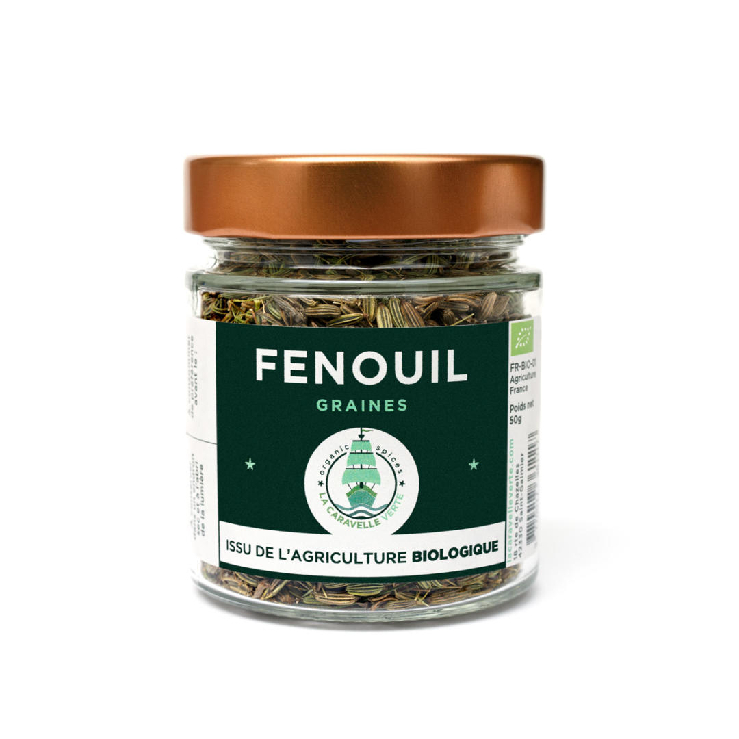 Fenouil Graines Bio Herbier De France 50g - La Fourche