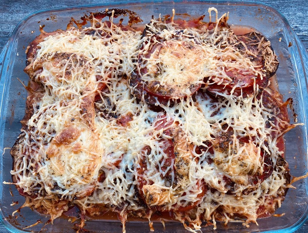 Gratin aubergines tomates