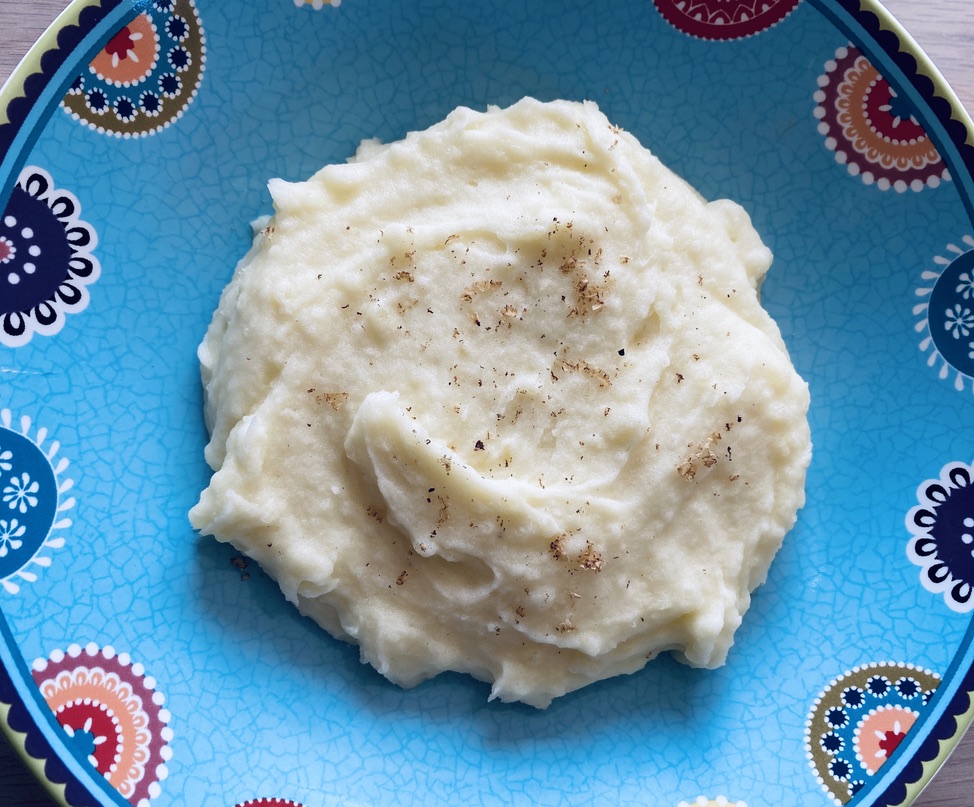Purée de pommes de terre muscade