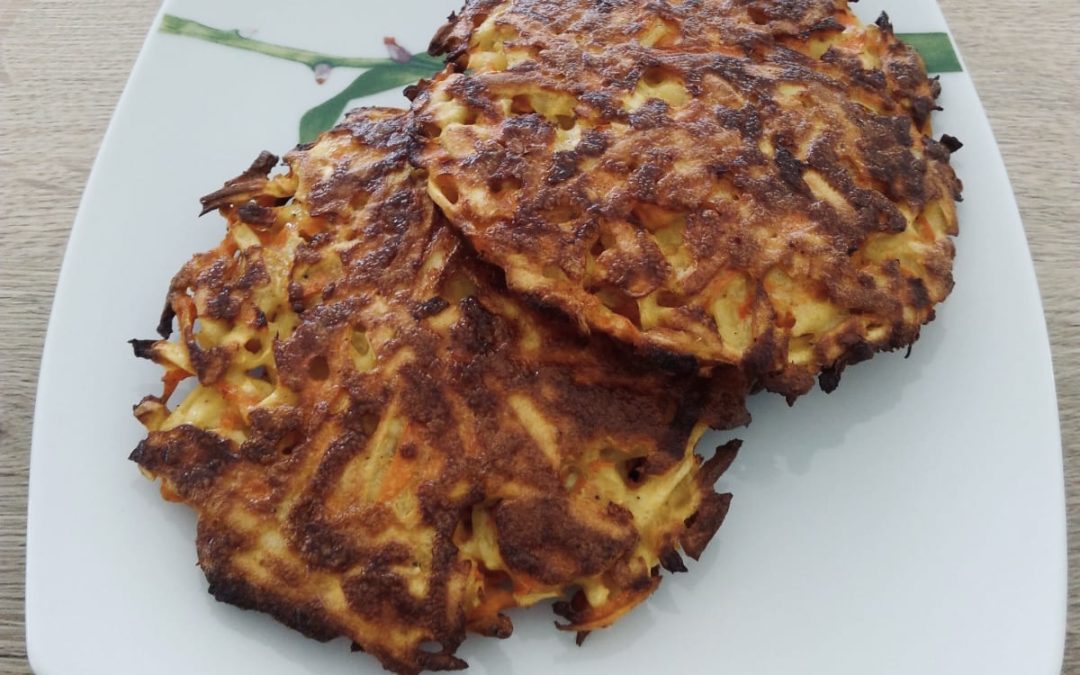 Galettes de carottes et panais au cumin