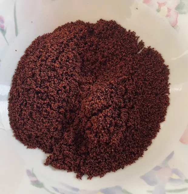 Fèves de cacao en poudre