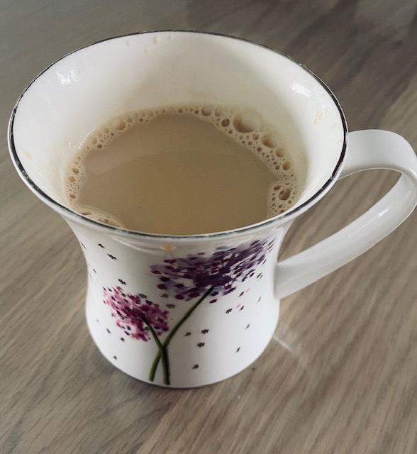 Thé chai Massala dans sa tasse