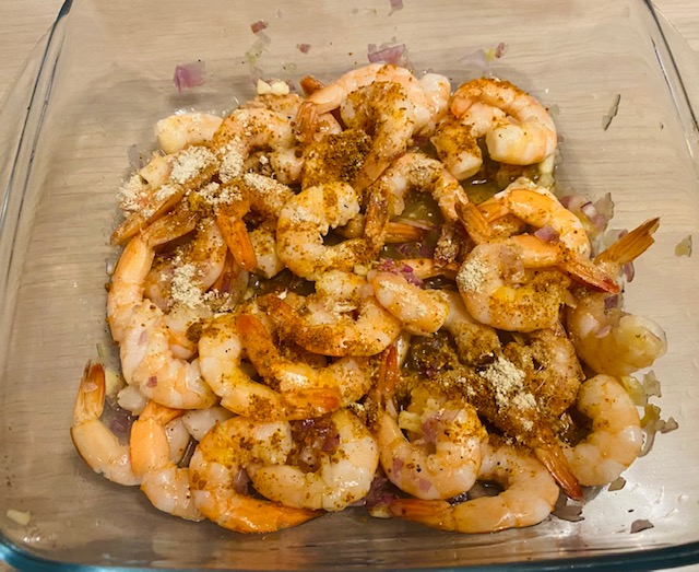 Marinade pour Beignets de crevettes - Gingembre et curcuma