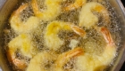 Friture des Beignets de crevettes - Gingembre et curcuma
