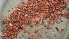Fèves de cacao concassées pour torréfaction