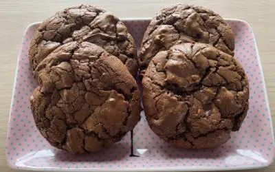 Cookies menthe poivrée et chocolat