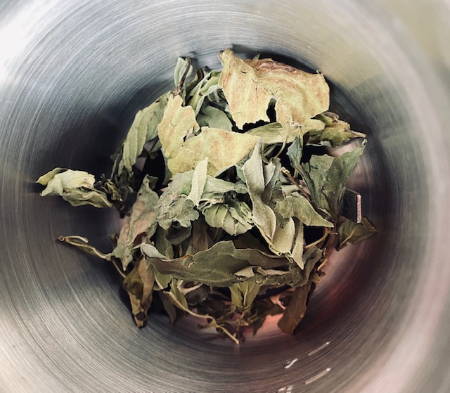 Basilic BIO dans le moulin