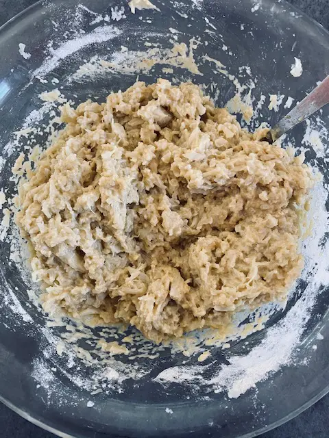 Mélange pour les galettes de chou fleur
