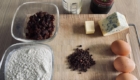 Ingrédients pour les petits cakes fourme et raisins