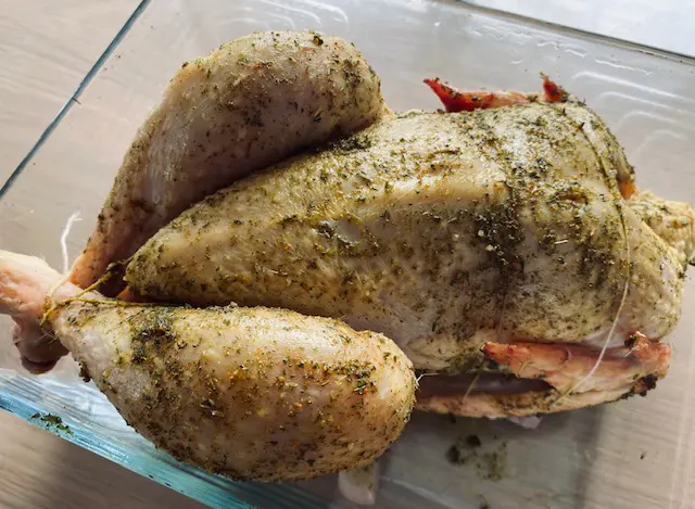 Poulet assaisonné