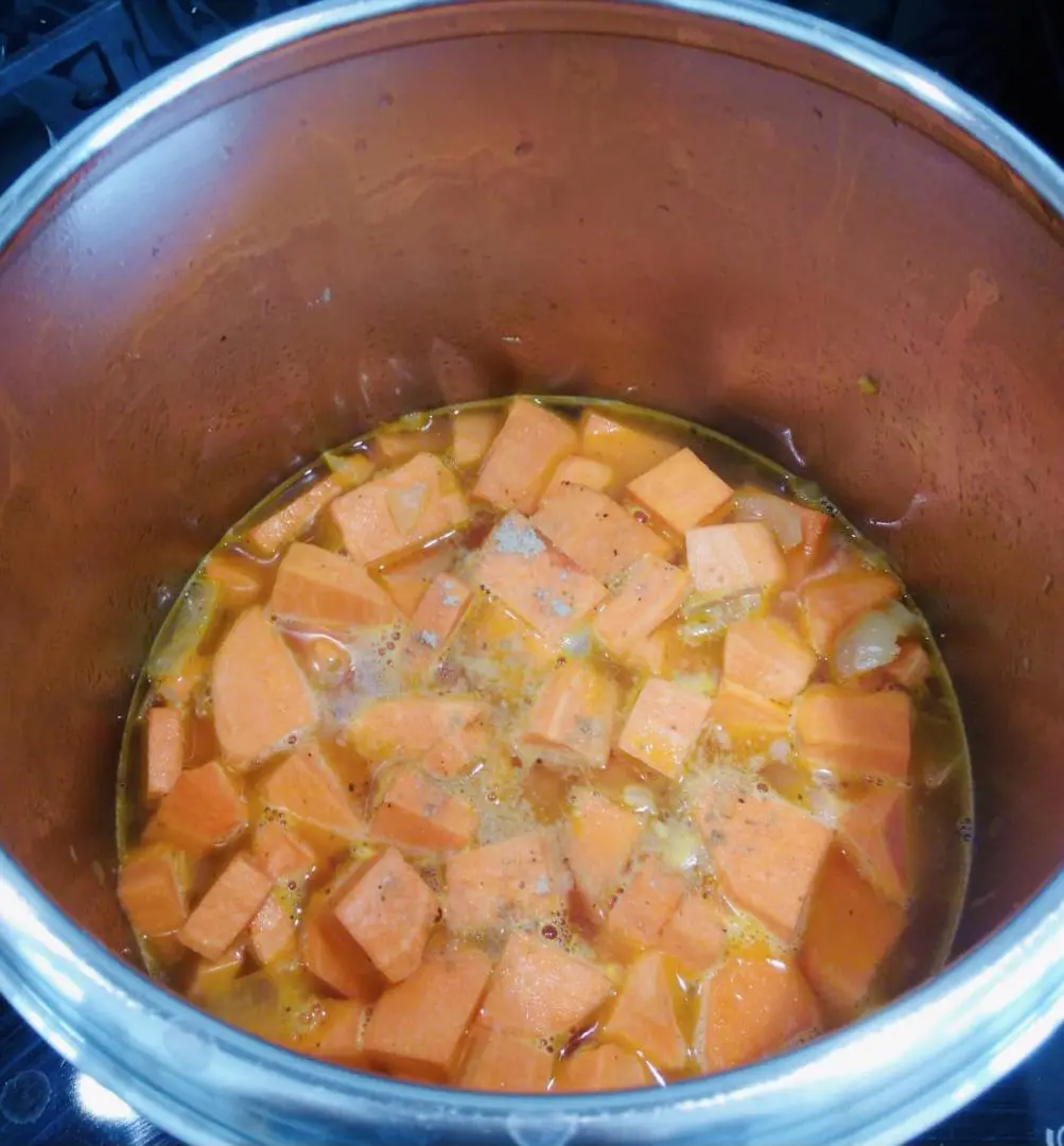 Cuisson de la patate douce