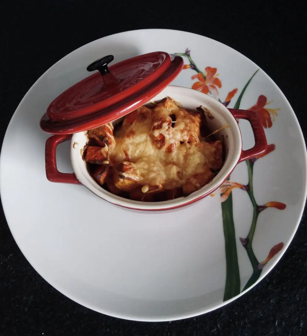 Gratin de potimarron au lait de coco