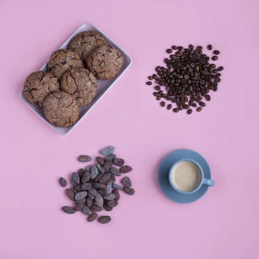 Photo cuisine - Cookies, café, cacao