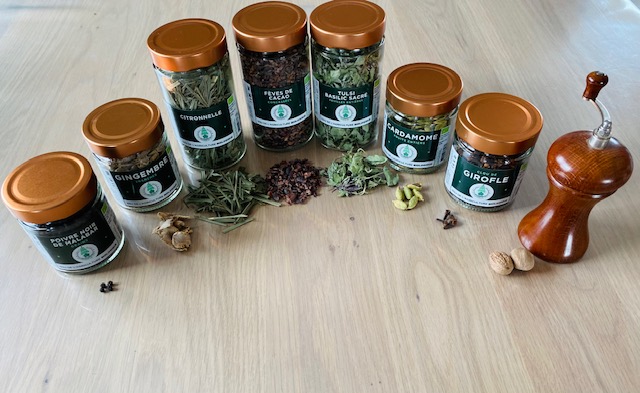 Ingrédients infusion cacaotée