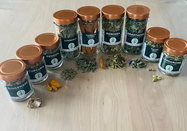 Plantes et épices Bio pour l'infusion Kuari pass