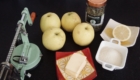 Ingrédients pour les pommes façon tatin au romarin