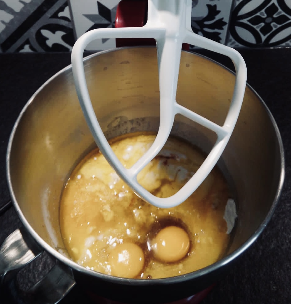 Préparation de la pâte à gâteau