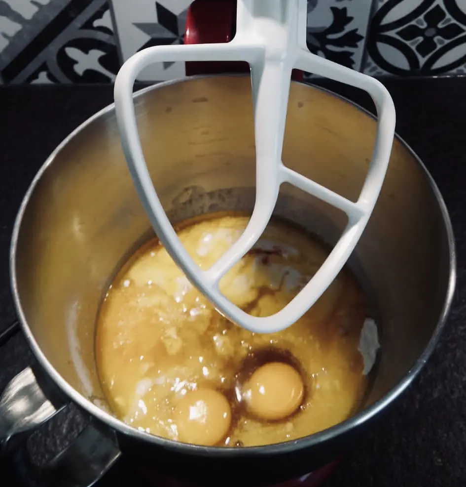 Préparation de la pâte à gâteau