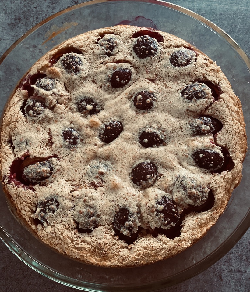 Clafoutis prune et cannelle Bio