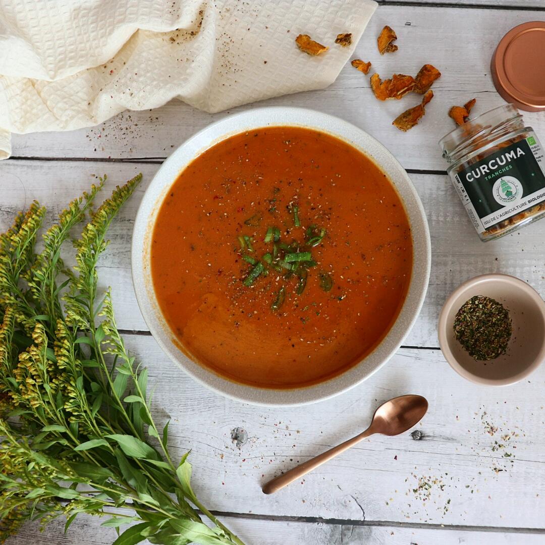 Soupe De Carottes Au Curcuma La Caravelle Verte